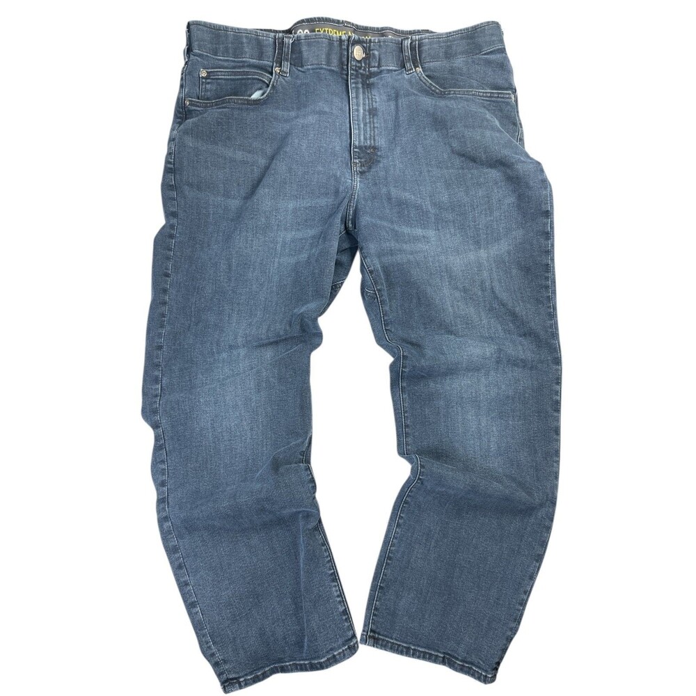 Lee Extreme Motion MVP Jeans‎ Men's 44 x 30 Blue Denim Relaxed Fit Straight Leg